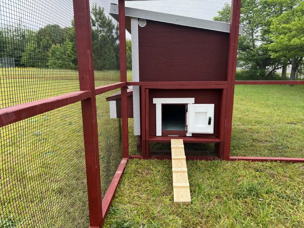 Wooden 16 Ft. Chicken Run