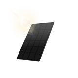 Solar panel for powering outdoor poultry equipment in sunlight