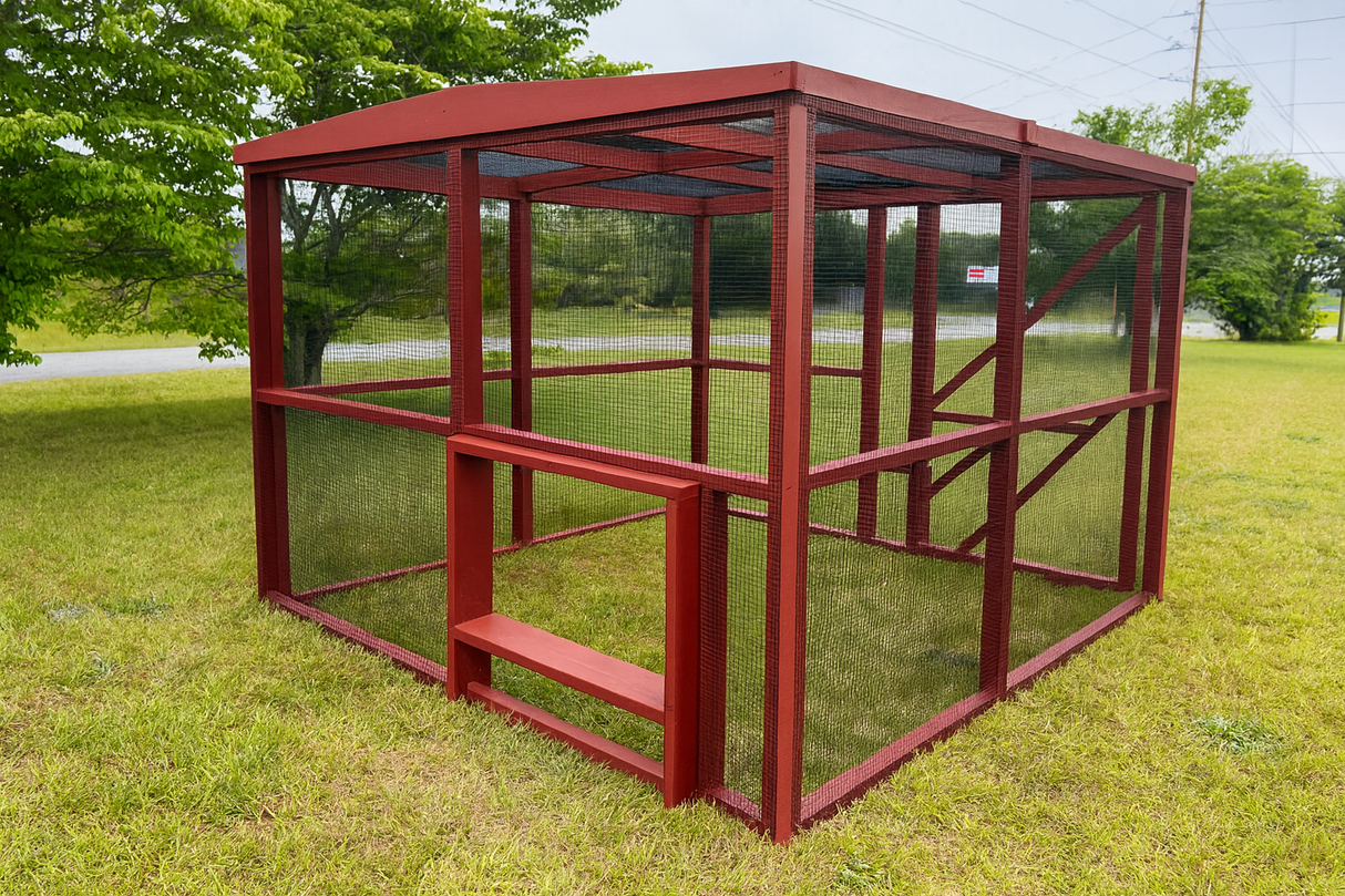 Wooden 8 Ft. Chicken Run