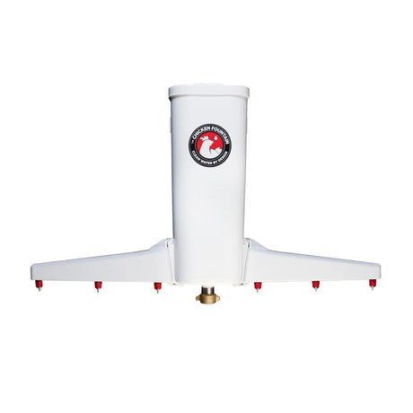 Automatic wall-mounted Chicken Fountain Gen 2 chicken waterer with six nipple drinkers for clean, fresh poultry water