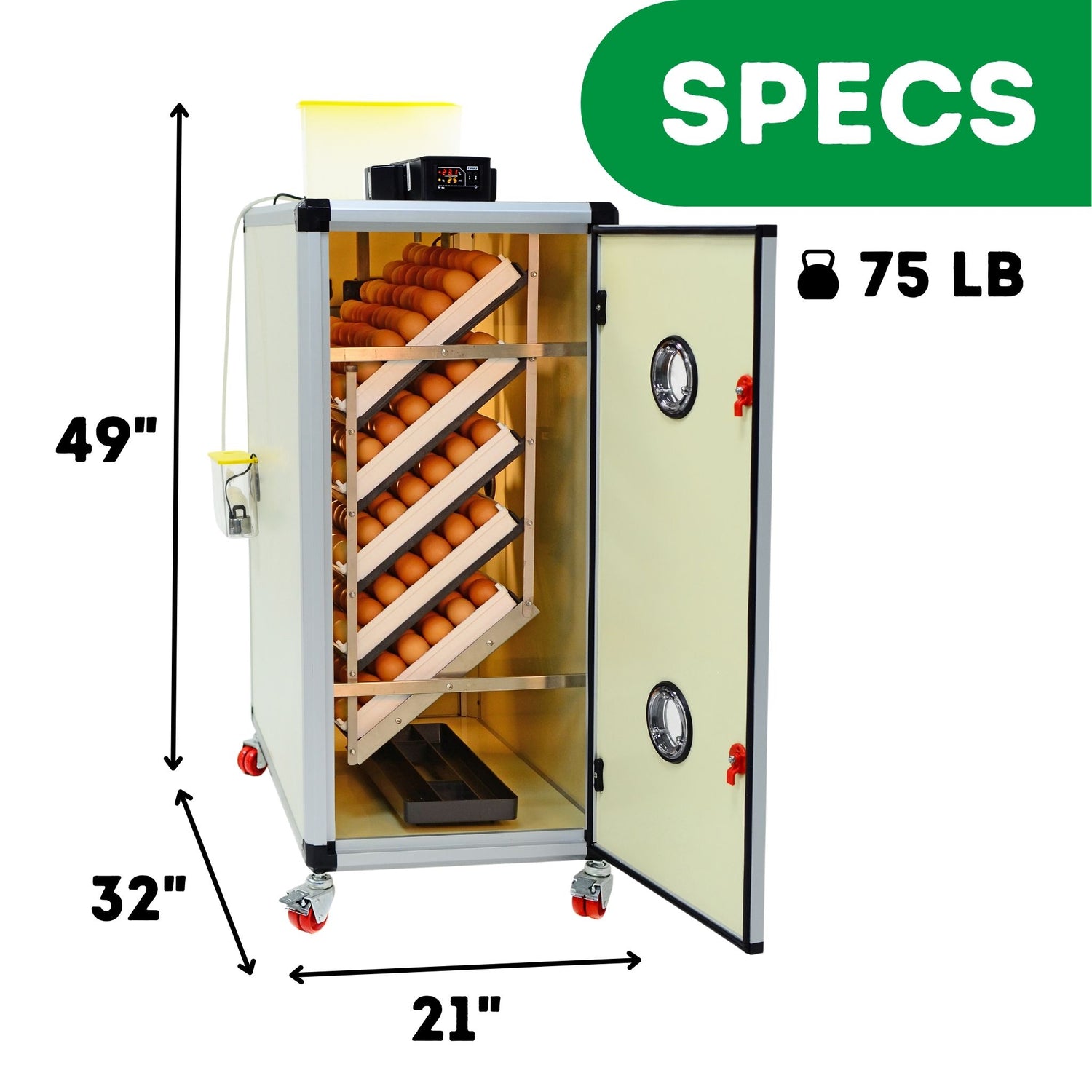 525 Egg Incubator Kit (350 Set + 175 Hatch)