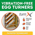 Hatching Time Cimuka. TurnX technology in HB500C, a patented feature for stress-free, directional egg turning, enhancing hatch rates in poultry incubation.