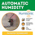 Hatching Time Cimuka. Infographic Showcasing Humisonic technology HB500S egg incubator, a patented solution for precise humidity control in poultry egg incubation.