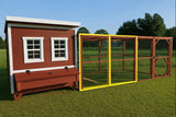 Wooden 16 Ft. Chicken Run