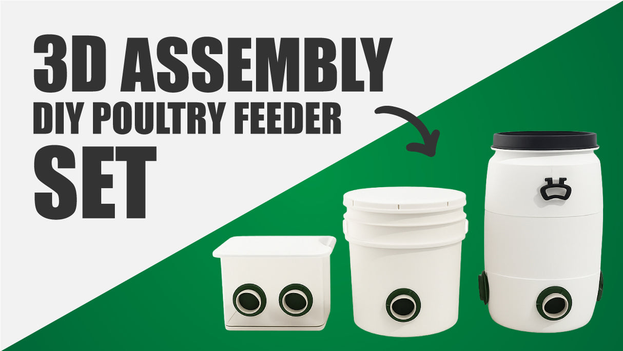 DIY Poultry Feeder Set (85 mm)