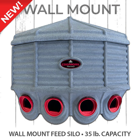 Wall Mount Feed Silo - 35 lb.