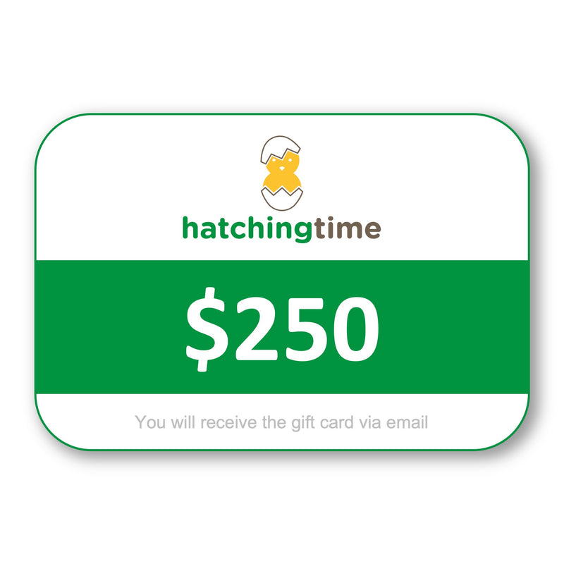 $250 Gift Card for Hatching Time