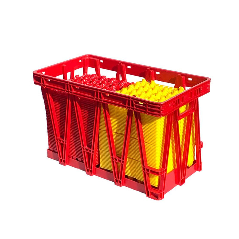 Maxi Egg Crate for Transportation - With Stackable Tray Cases Inside - Hatching Time