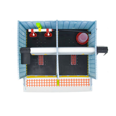 Top View - CB25 2 Section 9.5 inch Chick Brooder - Cimuka - Hatching Time