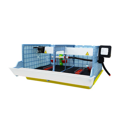 Open View - CB25 2 Section 9.5 inch Chick Brooder - Cimuka - Hatching Time