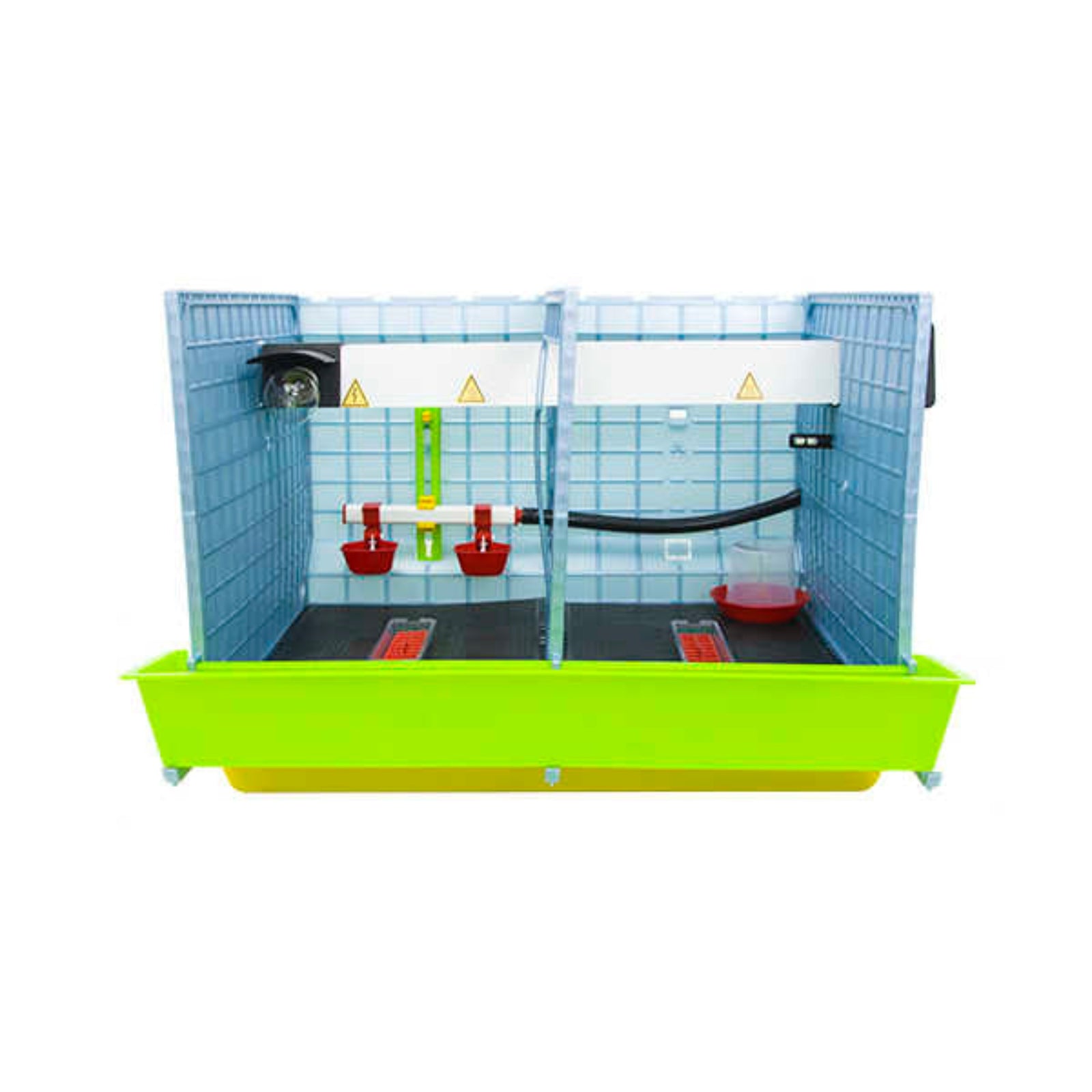 Chicken Brooder Box: 2 Section Baby Chick Brooder | Hatching Time