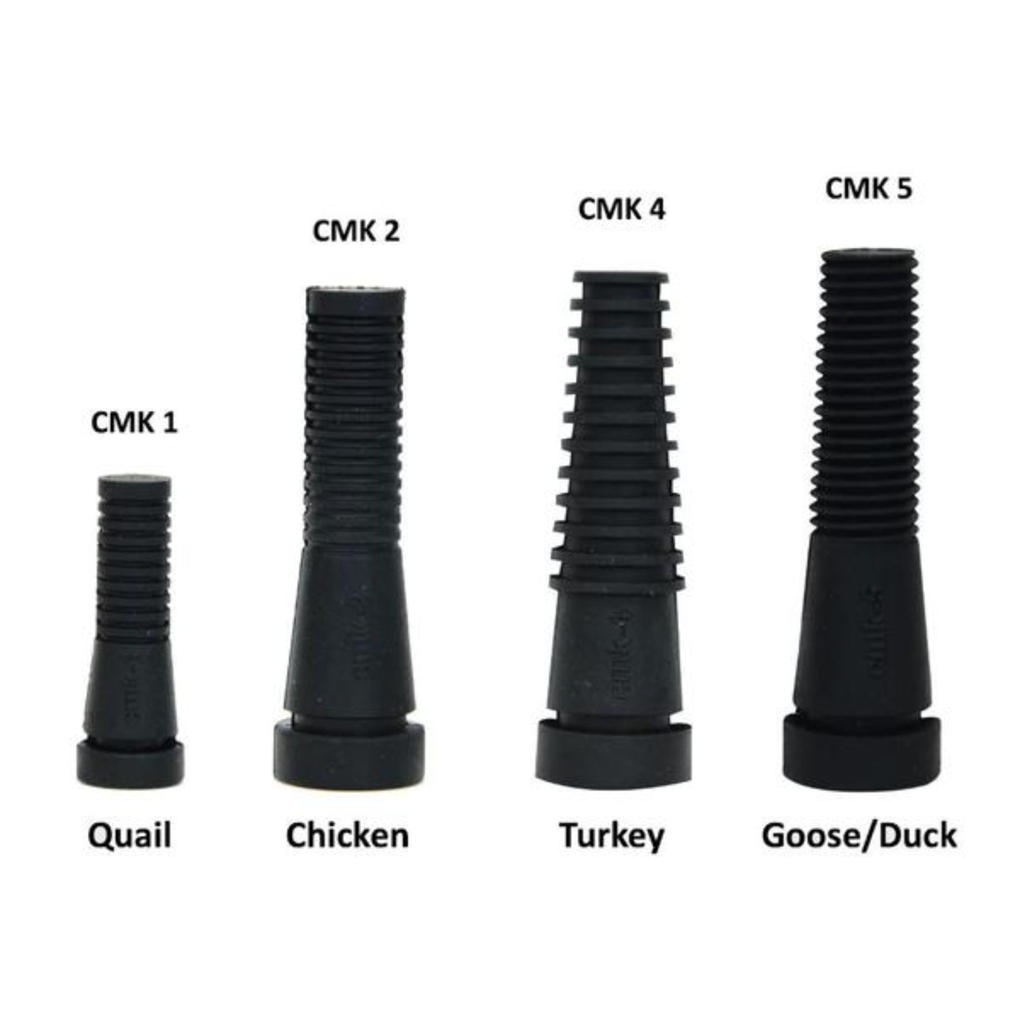 Hatching Time Cimuka. Image shows scale infographic to see difference in design and size for different types of poultry.