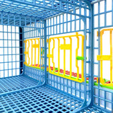 Hatching Time Cimuka interior view showing front of grow out pen with locked doors,