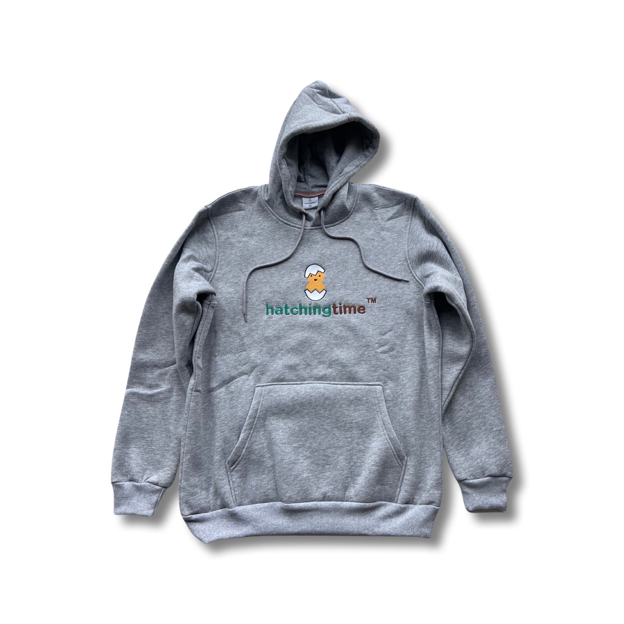HatchingTime Hoodie Gray Front