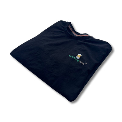 HatchingTime LongSleeves Shirt Black Folded