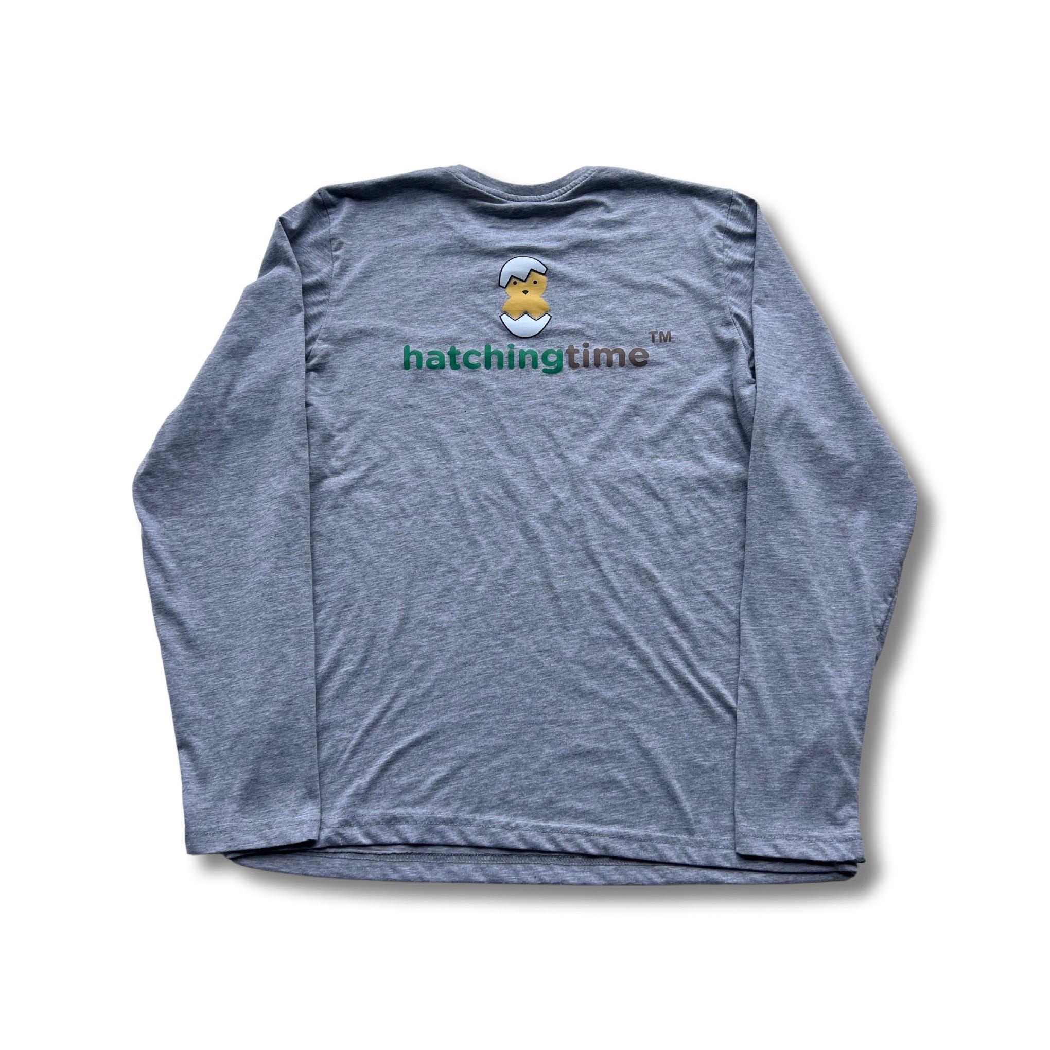 HatchingTime LongSleeves Shirt Gray Back