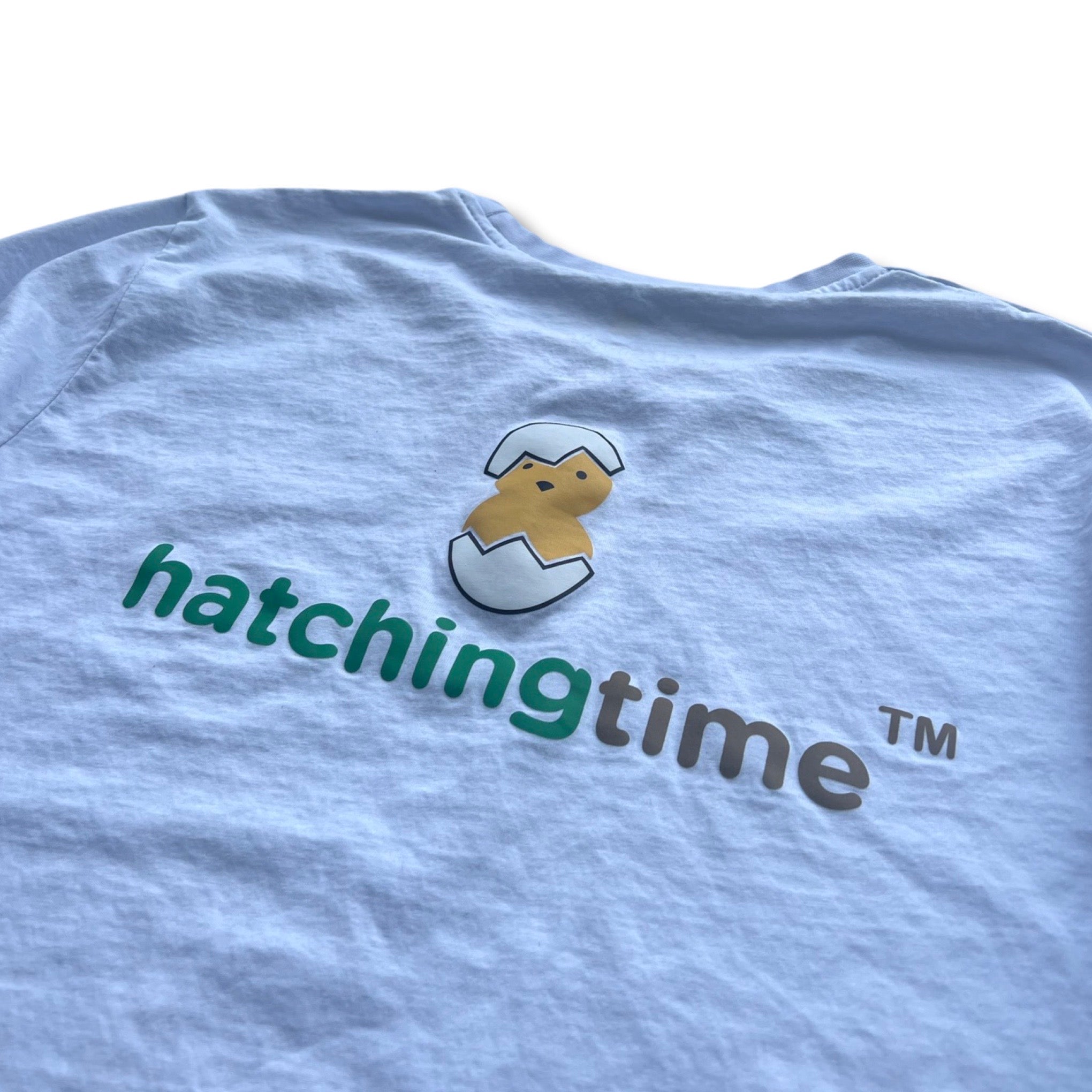 HatchingTime LongSleeves Shirt White Back Logo