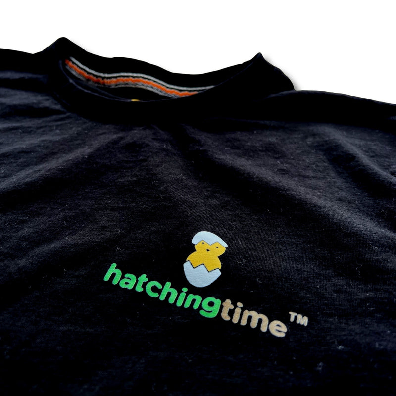 HatchingTime T-Shirt Black Front Logo