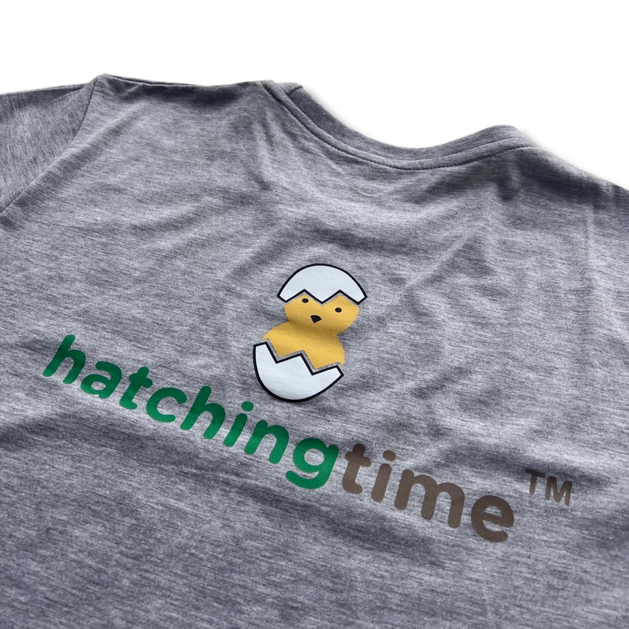 HatchingTime T-Shirt Gray Back Logo
