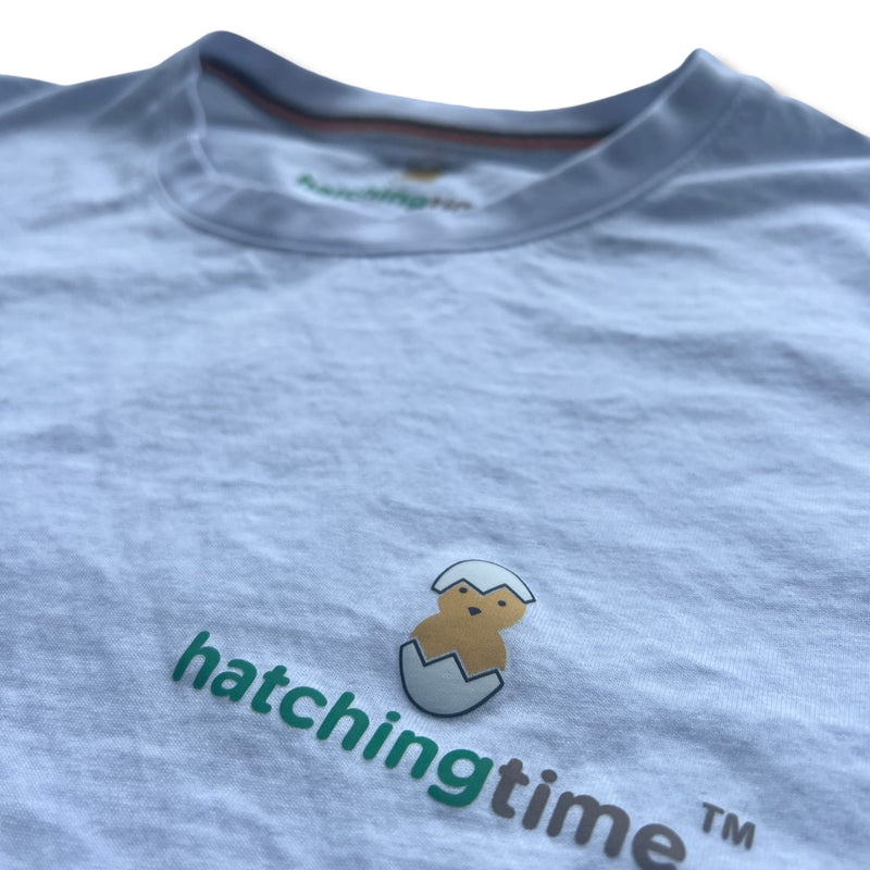 HatchingTime T-Shirt White Front Logo
