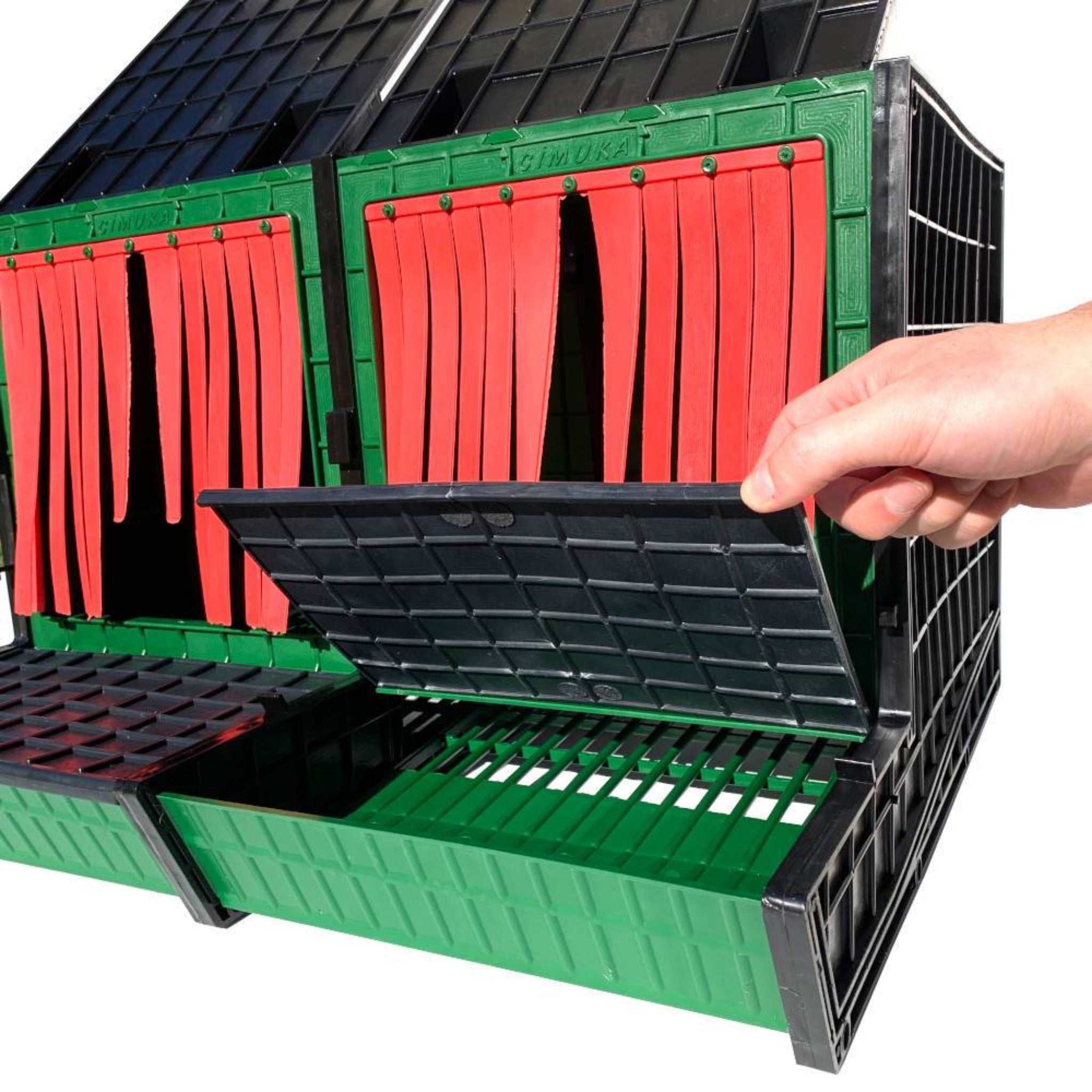 Chicken Nesting Box - 2 Compartment - Front Collection | Hatching Time
