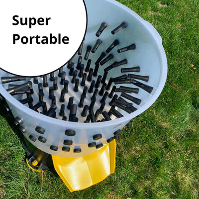 Chicken feather plucker is lightweight and portable