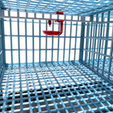 Hatching Time Cimuka Quail cage interior showing cup drinker system.