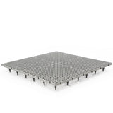 Hatching Time. Slat flooring is assembled in a square to show larger area.