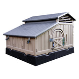 Hatching Time. Standard Formex Chicken coop. Front view with doors closed.