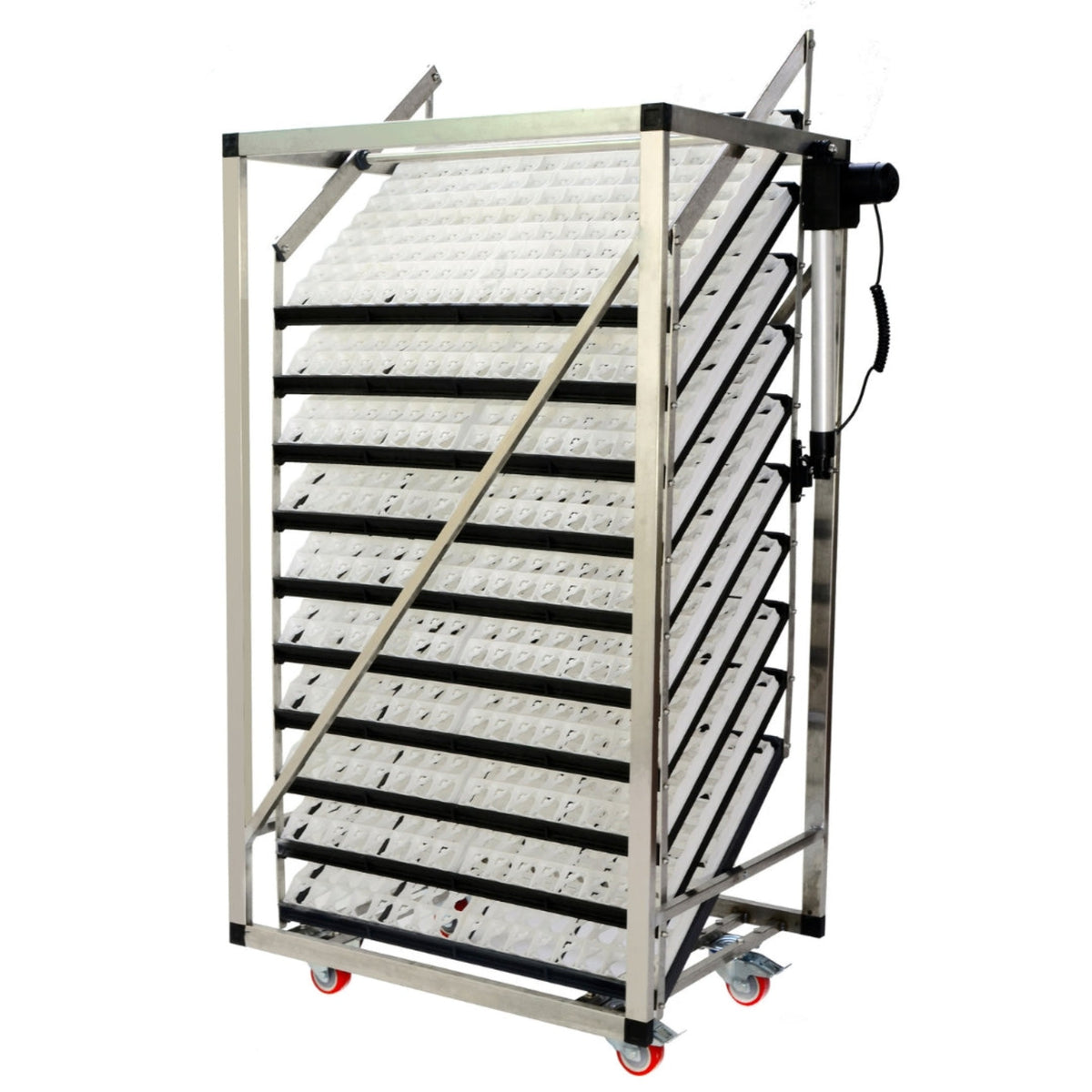 Hating Time Commercial Incubator, Hatcher (Farm Trolleys) T1600SH | Hatching Time