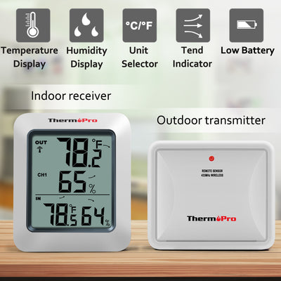 Indoor & outdoor receiver for accurate temperatures - Hatching Time