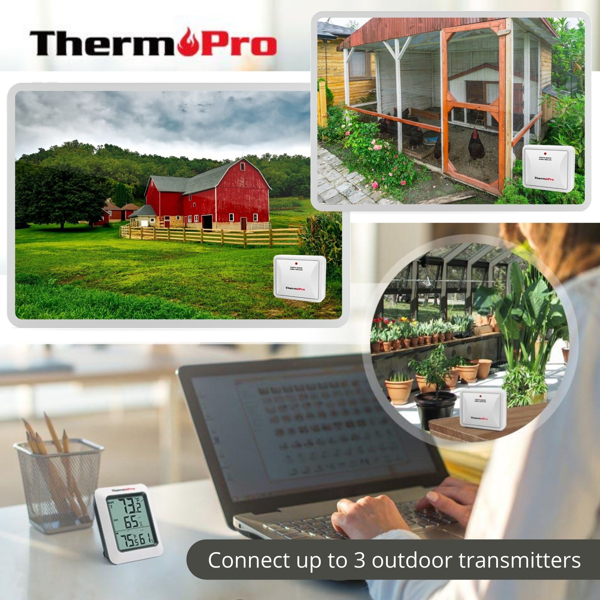 ThermoPro - Connect up to 3 transmitters - Hatching Time